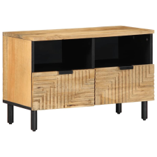vidaXL barna tömör mangófa TV-szekrény 70x33x46 cm bútor