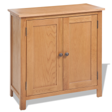 vidaXL Barna, tömör tölgyfa pohárszék 70x35x75 cm bútor