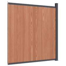 vidaXL barna WPC kerítéspanel 173 x 186 cm (4003982) kerti bútor