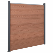 vidaXL barna WPC kerítéspanelszett 872 x 186 cm (3211834) kerti bútor