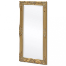 vidaXL Barokk stílusú fali tükör 100x50 cm arany bútor