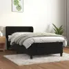 vidaXL bársony rugós ágy matraccal 90x190 cm