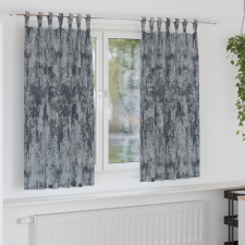 vidaXL bársonyfuggöny 2 db Gombfüllel Ezüstszürke 175x140 cm lakástextília