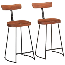 vidaXL Bárszékek 2 db 49x43x88 cm tömör fa Mango bútor