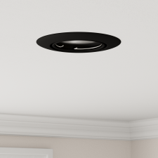 vidaXL Beépített Spotlámpák 12 db Kerek GU10 Fekete Ø90 mm Acél világítás