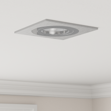 vidaXL beépített spotlámpák 24 db Négyzet GU10 Ezüst 91x91 mm világítás