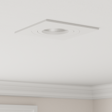 vidaXL Beépített Spotlámpák 6 db Négyzet GU10 Fehér 91x91 mm világítás