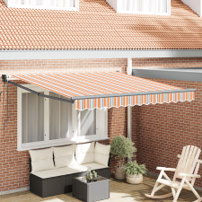 vidaXL Behúzható napellenző Többszínű 300x250 cm Szövet kerti bútor