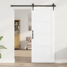vidaXL Belső Ajtó 'ORKDAL'Fehér 83x202x4 cm Masszív Fa Fenyő nyílászáró