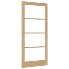 vidaXL Belső Ráccsal Ellátott Ajtó "ORKDAL" 93x202x4 cm Szilárd Fenyőfából (4102703) nyílászáró