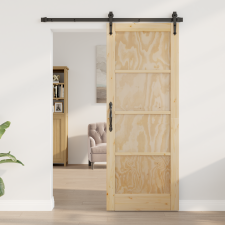 vidaXL Beltéri Ajtó "ORKDAL" 78x202x4 cm Tömörfa Virágga nyílászáró