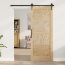 vidaXL Beltéri Ajtó "ORKDAL" 83x202x4 cm Tömbfa Fenyő nyílászáró