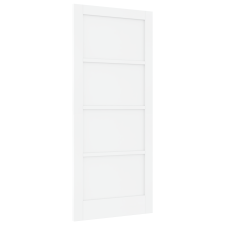 vidaXL Beltéri Ajtó 'ORKDAL'Fehér 86x198.5x4 cm Tömbfa (4102672) nyílászáró