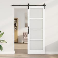 vidaXL Beltéri Ajtó Üveggel "ORKDAL" Fehér 78x211x4 cm nyílászáró