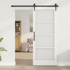vidaXL Beltéri Ajtó Üveggel "ORKDAL" Fehér 83x202x4 cm nyílászáró
