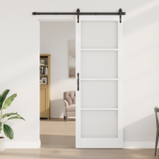 vidaXL Beltéri Ajtó Üveggel "ORKDAL" Fehér 83x232x4 cm nyílászáró
