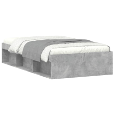 vidaXL betonszürke ágykeret 90 x 200 cm (3203827) ágy és ágykellék