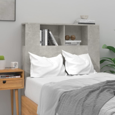 vidaXL betonszürke áthidaló szekrény 100 x 18,5 x 104,5 cm ágy és ágykellék