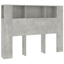 vidaXL betonszürke áthidaló szekrény 140 x 18,5 x 104,5 cm (811929) ágy és ágykellék