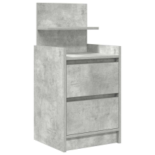 vidaXL betonszürke éjjeliszekrény 2 fiókkal 38x34x80 cm (861361) bútor