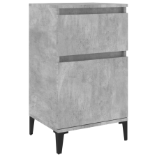 vidaXL betonszürke éjjeliszekrény 40 x 35 x 70 cm (819716) bútor