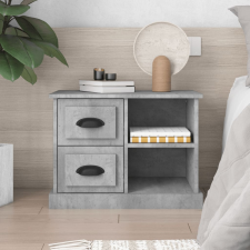 vidaXL betonszürke éjjeliszekrény 60x35,5x45 cm bútor
