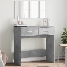 vidaXL Betonszürke fésülködőasztal tükörrel 80x39x80 cm bútor
