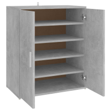 vidaXL betonszürke forgácslap cipősszekrény 60 x 35 x 70 cm (808922) bútor