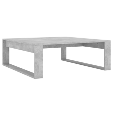 vidaXL betonszürke forgácslap dohányzóasztal 100 x 100 x 35 cm (808634) bútor