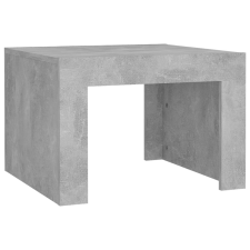 vidaXL betonszürke forgácslap dohányzóasztal 50 x 50 x 35 cm (808553) bútor