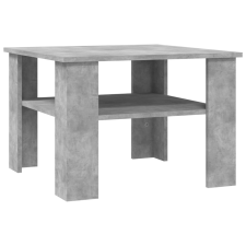 vidaXL betonszürke forgácslap dohányzóasztal 60 x 60 x 42 cm  (800211) bútor
