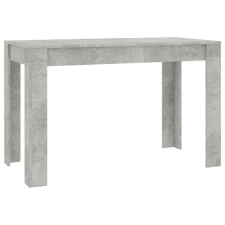 vidaXL betonszürke forgácslap étkezőasztal 120 x 60 x 76 cm (800436) bútor