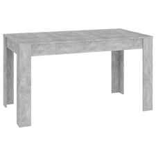 vidaXL betonszürke forgácslap étkezőasztal 140 x 74,5 x 76 cm (804206) bútor