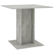 vidaXL betonszürke forgácslap étkezőasztal 80 x 80 x 75 cm (800256) bútor