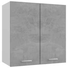 vidaXL betonszürke forgácslap függő szekrény 60 x 31 x 60 cm bútor