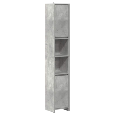 vidaXL betonszürke forgácslap fürdőszobaszekrény 30 x 30 x 183,5 cm (856063) fürdőszoba bútor