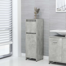 vidaXL betonszürke forgácslap fürdőszobaszekrény 30 x 30 x 95 cm fürdőszoba bútor
