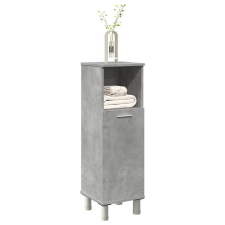 vidaXL betonszürke forgácslap fürdőszobaszekrény 30 x 30 x 95 cm fürdőszoba bútor