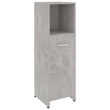 vidaXL betonszürke forgácslap fürdőszobaszekrény 30 x 30 x 95 cm (802592) fürdőszoba bútor
