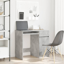 vidaXL betonszürke forgácslap íróasztal 86x49x76 cm íróasztal