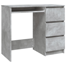 vidaXL betonszürke forgácslap íróasztal 90 x 45 x 76 cm (801377) bútor