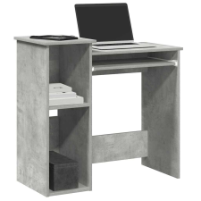 vidaXL betonszürke forgácslap íróasztal polcokkal 84x40x78 cm íróasztal