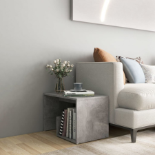 vidaXL betonszürke forgácslap kisasztal 59 x 36 x 38 cm bútor