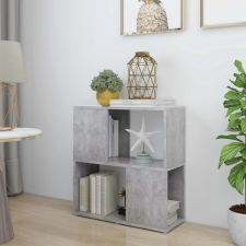 vidaXL betonszürke forgácslap könyvszekrény 60 x 24 x 63 cm bútor