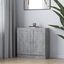 vidaXL betonszürke forgácslap könyvszekrény 82,5 x 30,5 x 80 cm bútor