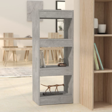 vidaXL Betonszürke forgácslap könyvszekrény/térelválasztó 40x30x103 cm bútor