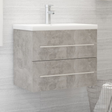 vidaXL Betonszürke forgácslap mosdószekrény 60 x 38,5 x 48 cm fürdőszoba bútor