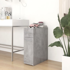 vidaXL betonszürke forgácslap patikaszekrény 20 x 45,5 x 60 cm bútor