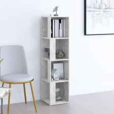 vidaXL betonszürke forgácslap sarokszekrény 33 x 33 x 132 cm bútor