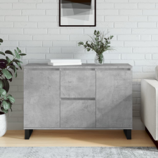 vidaXL betonszürke forgácslap tálalószekrény 104 x 35 x 70 cm bútor